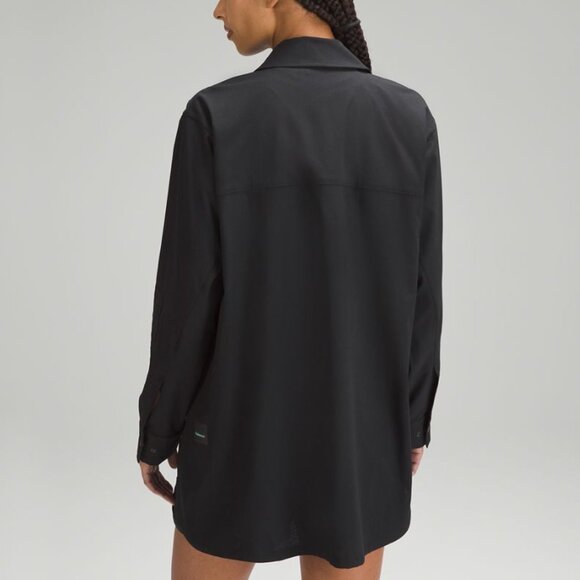 WovenAir Hiking Overshirt In Black - Picture 3 of 13